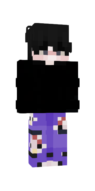 Black Slim #687a Minecraft skin avatar