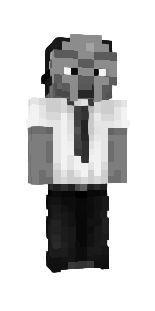 Monochrome Slim #6b39 Minecraft skin avatar
