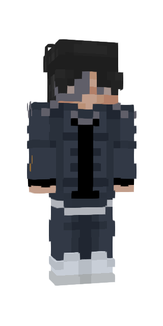 Monochrome Slim #6c5f Minecraft skin avatar