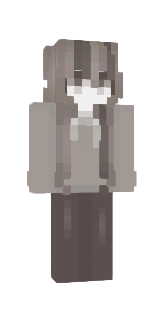 Monochrome Slim #6dfd Minecraft skin avatar