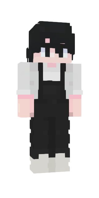 Monochrome Slim #70e4 Minecraft skin avatar