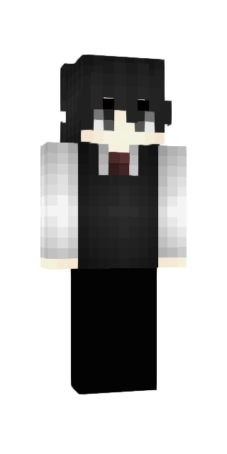 Monochrome Slim #7154 Minecraft skin avatar
