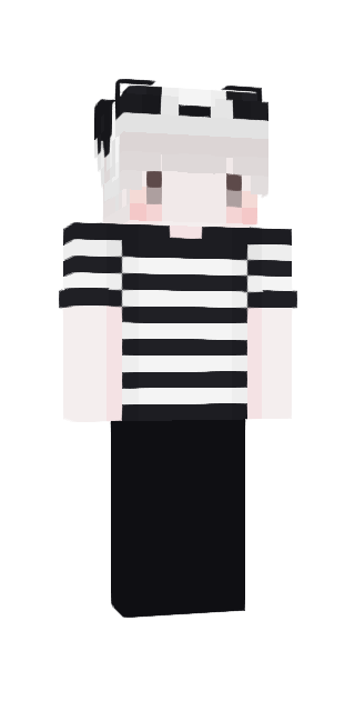 Black Slim #7572 Minecraft skin avatar