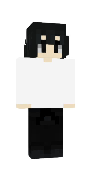 Monochrome Slim #772e Minecraft skin avatar