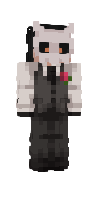 Monochrome Slim #782f Minecraft skin avatar