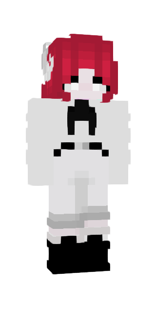Monochrome Slim #800a Minecraft skin avatar