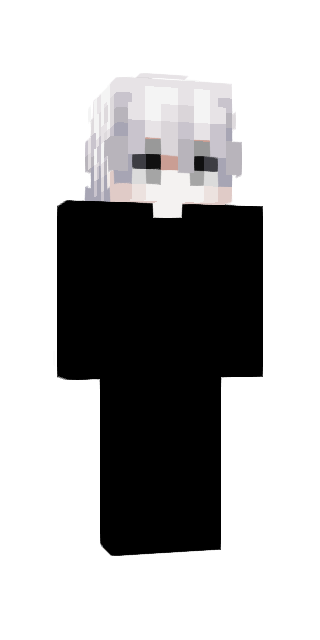 Monochrome Slim #80a9 Minecraft skin avatar