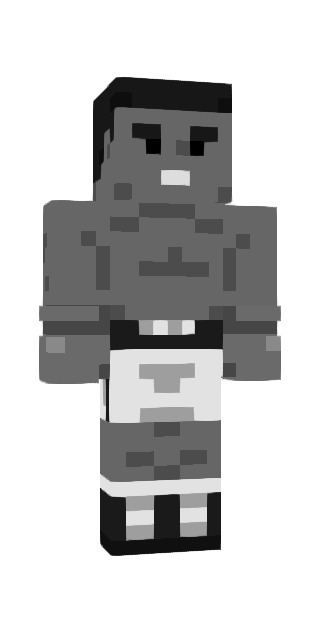 Monochrome Classic #819b Minecraft skin avatar