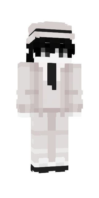 Monochrome Slim #868c Minecraft skin avatar