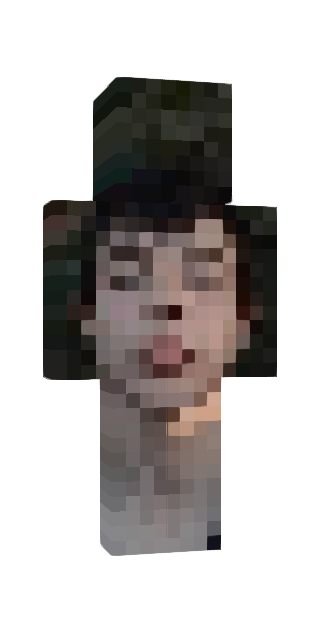 Monochrome Classic #86d1 Minecraft skin avatar