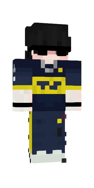 Black Classic #87a9 Minecraft skin avatar