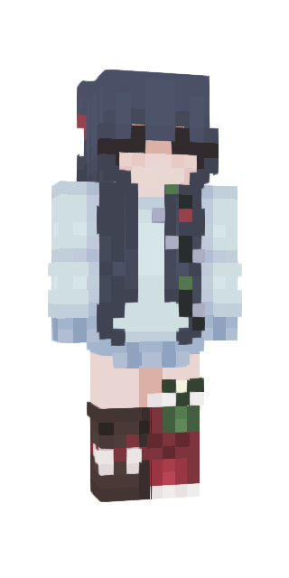 White Slim #87d2 Minecraft skin avatar