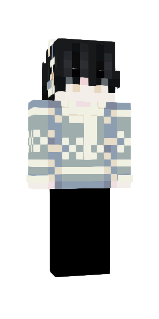 Black Slim #88c9 Minecraft skin avatar