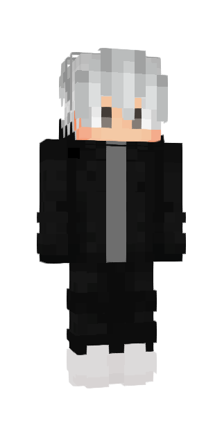 Monochrome Slim #8a58 Minecraft skin avatar