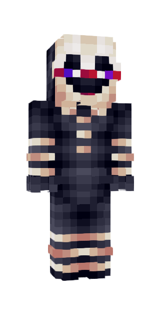 Black Slim #8abf Minecraft skin avatar