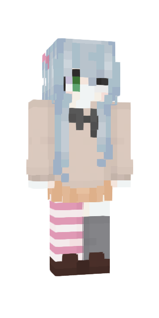 Light Slim #8c90 Minecraft skin avatar