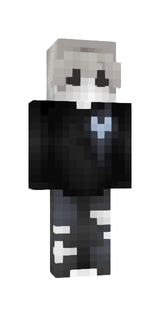 Monochrome Slim #8f1d Minecraft skin avatar