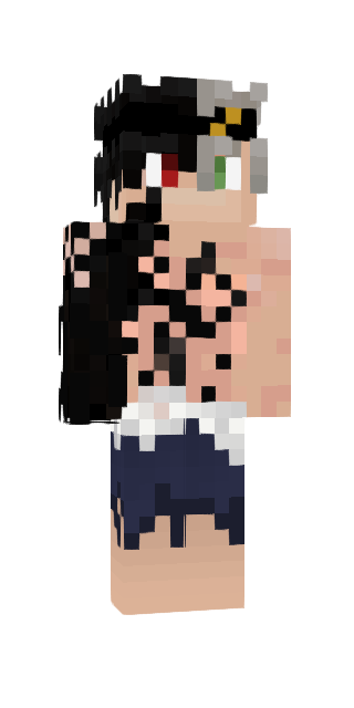 Black Slim #900e Minecraft skin avatar