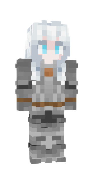 Monochrome Slim #9114 Minecraft skin avatar