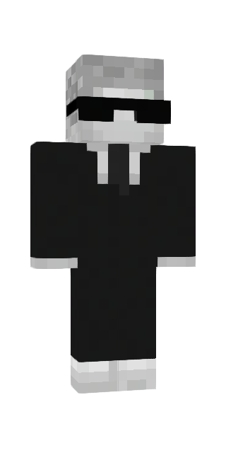 Monochrome Classic #92e8 Minecraft skin avatar