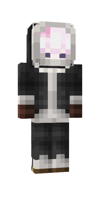 Monochrome Slim #9594 Minecraft skin avatar