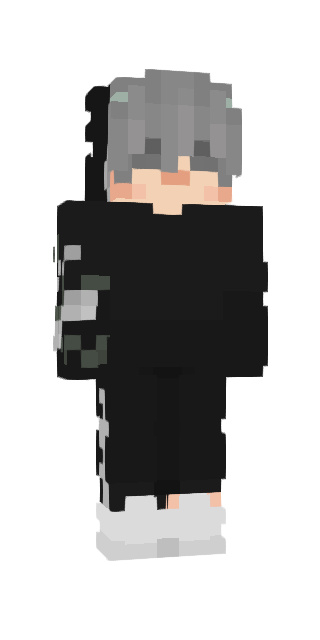Monochrome Slim #98de Minecraft skin avatar