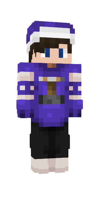 Black Slim #9b49 Minecraft skin avatar