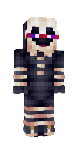 Black Slim #9c29 Minecraft skin avatar