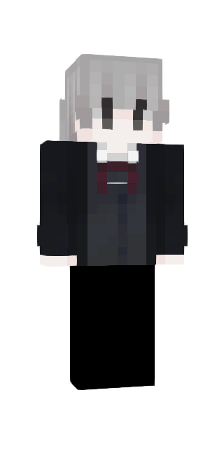 Monochrome Slim #a1a5 Minecraft skin avatar
