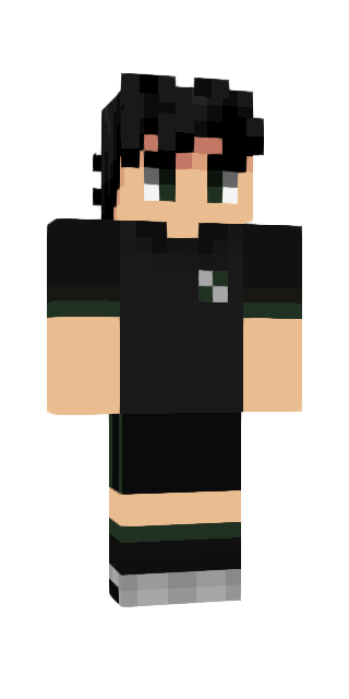 Black Classic #a1b0 Minecraft skin avatar