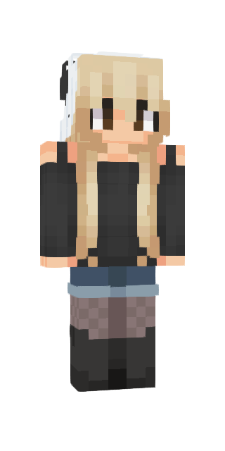 Black Slim #a403 Minecraft skin avatar