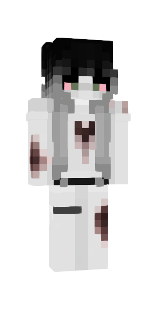 Monochrome Slim #a4a2 Minecraft skin avatar