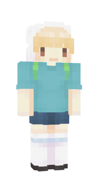 Light Slim #a5f7 Minecraft skin avatar