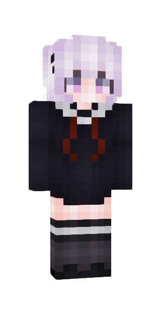 Black Slim #a610 Minecraft skin avatar
