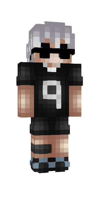 Monochrome Slim #a821 Minecraft skin avatar