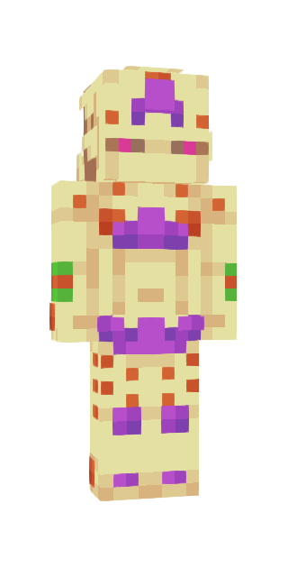 Colorful Slim #aaf4 Minecraft skin avatar