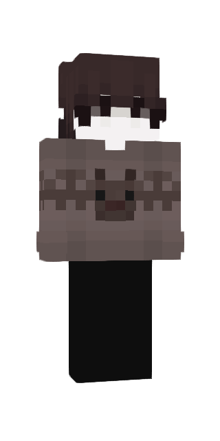 Monochrome Slim #aafc Minecraft skin avatar