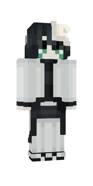 Monochrome Slim #acaa Minecraft skin avatar
