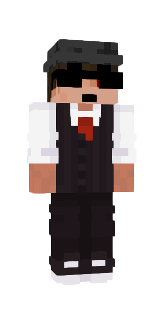 Black Slim #add9 Minecraft skin avatar