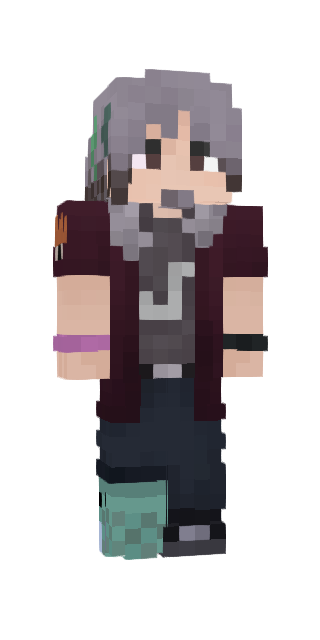 Black Slim #af8a Minecraft skin avatar