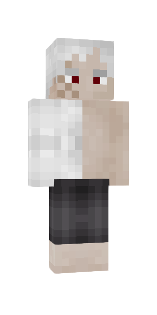 Monochrome Slim #b13a Minecraft skin avatar