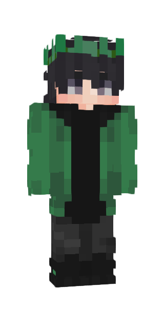 Black Slim #b324 Minecraft skin avatar