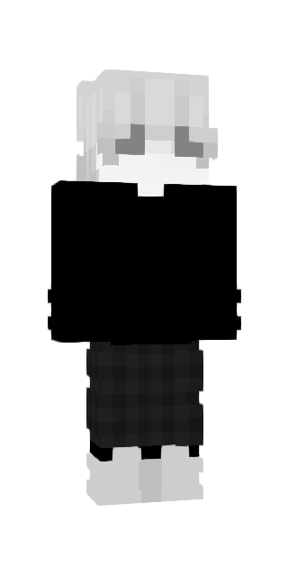 Monochrome Slim #b350 Minecraft skin avatar