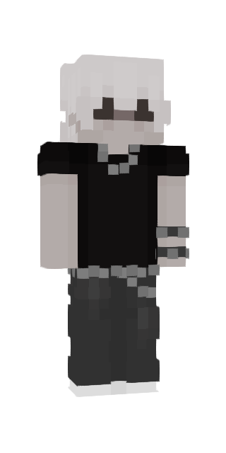 Monochrome Slim #b474 Minecraft skin avatar