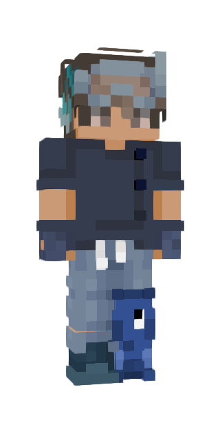 Black Slim #b70e Minecraft skin avatar