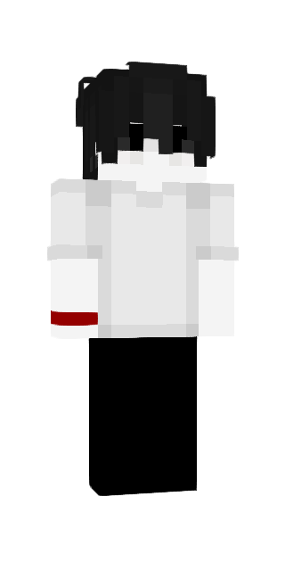 Monochrome Slim #b7aa Minecraft skin avatar