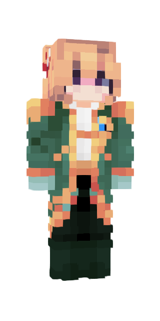 Colorful Slim #b80c Minecraft skin avatar