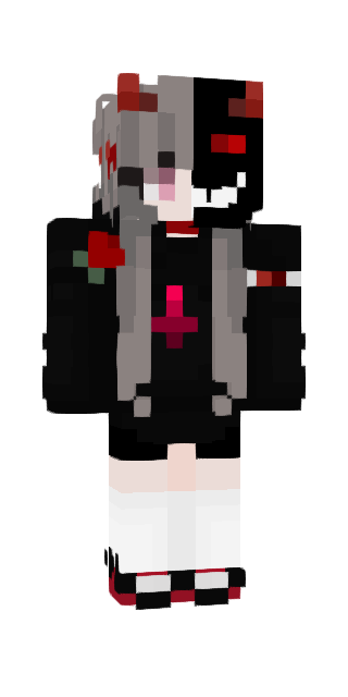 Monochrome Classic #b8c8 Minecraft skin avatar