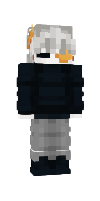 Black Slim #b9ec Minecraft skin avatar