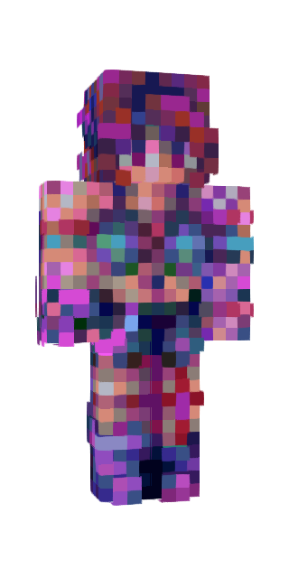 Colorful Classic #bb5c Minecraft skin avatar